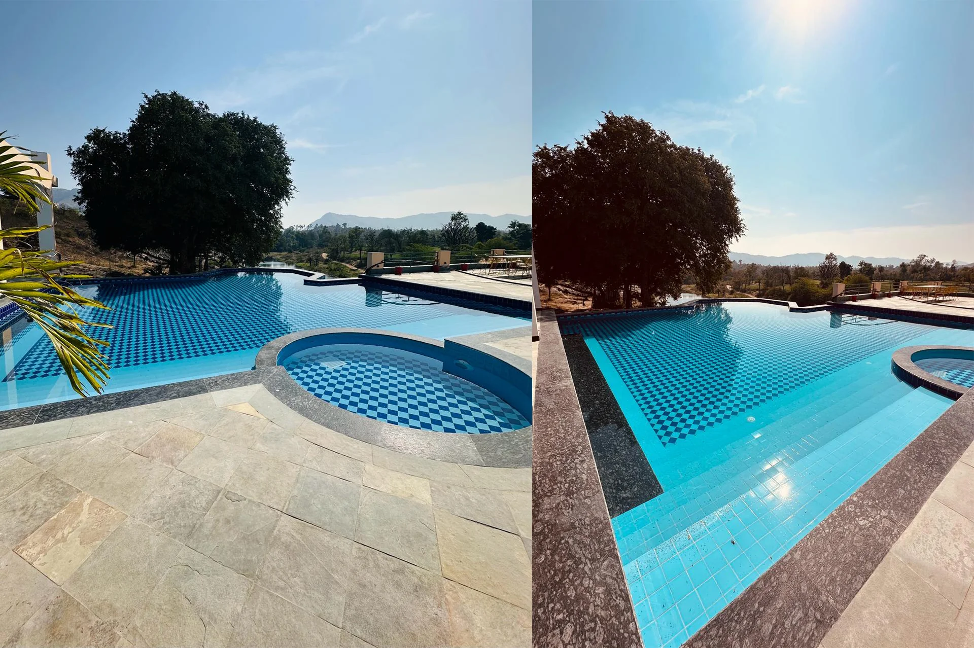 Swimming pool at Jhadol Bagh