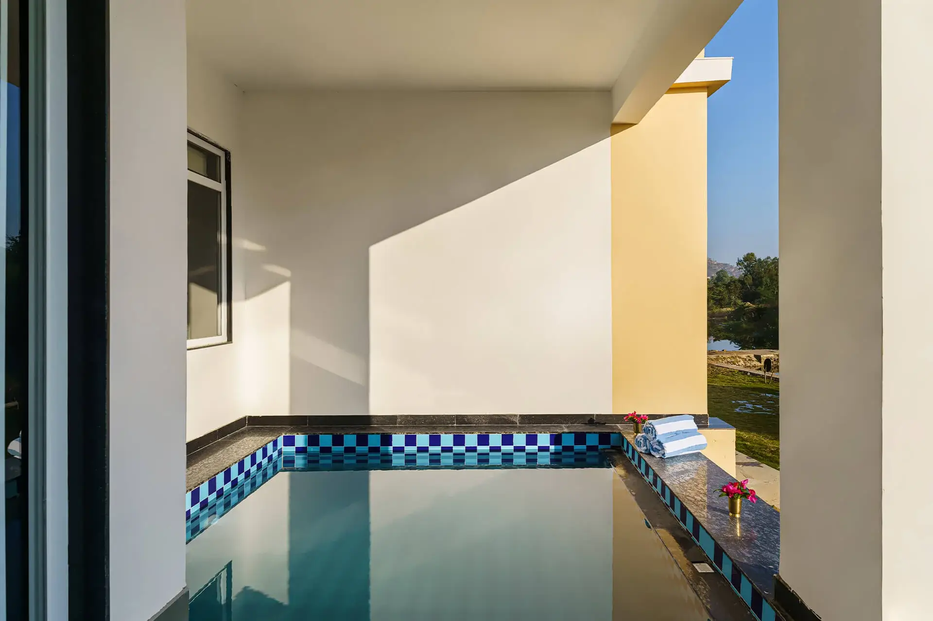 Luxury room with private pool Near Udaipur